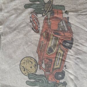 Graphic Tee with Hippie Van - classic rock couture